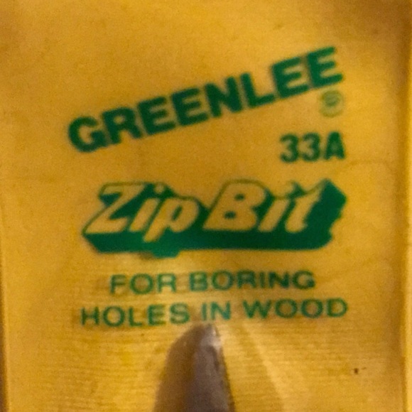 Vintage Greenlee 33A Wood Boring Spade Bits~3/4” & 1” - Picture 2 of 10